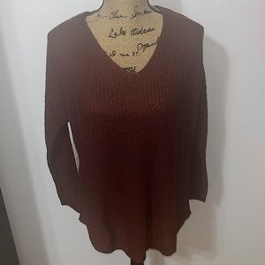 Charlotte Russe Burgundy Sweater Large